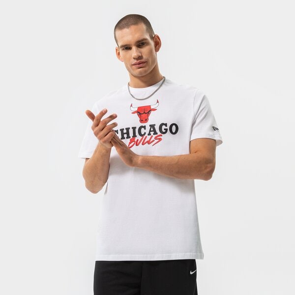 Vīriešu t krekli NEW ERA T-SHIRT NBA SCRIPT BULLS WHT CHICAGO BULLS WHIFDR 60284676 krāsa balta