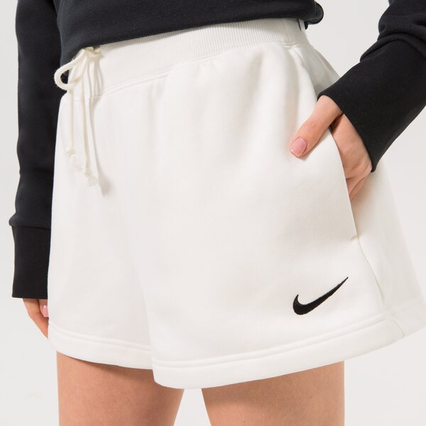 Sieviešu šorti NIKE ŠORTI W NSW PHNX FLC HR SHORT fd1409-133 krāsa balta