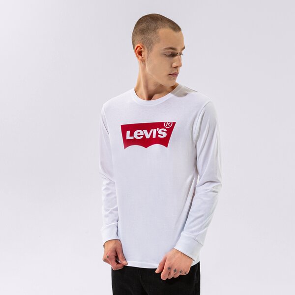 Vīriešu t krekli LEVI'S T-SHIRT LS STD GRAPHIC TEE 360150010 krāsa balta