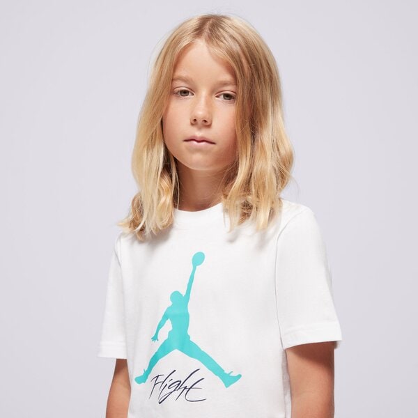 T krekli bērniem JORDAN T-KREKLS JDB BASELINE SS TEE BOY 95d385-001 krāsa balta