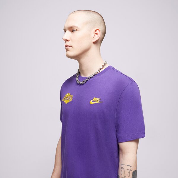Vīriešu t krekli NIKE T-SHIRT LAL M NK ES NBA SS CLUB TEE NBA fb9825-504 krāsa zila
