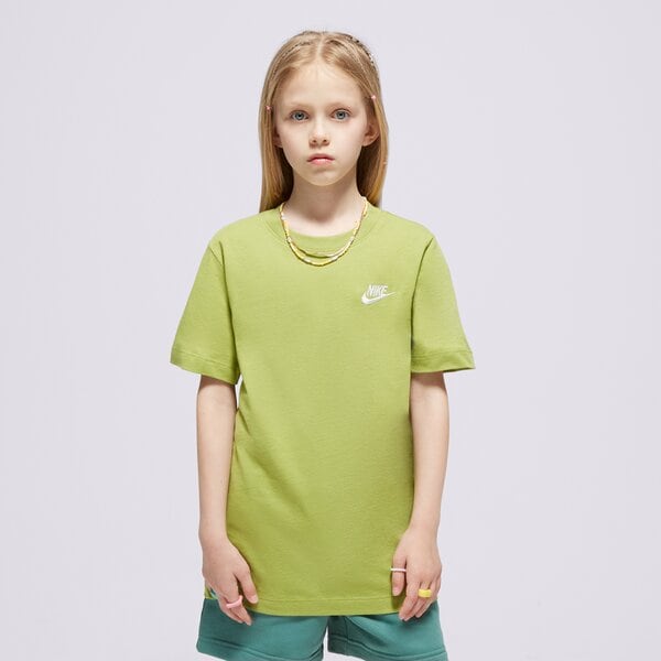 T krekli bērniem NIKE T-SHIRT SPORTSWEAR BOY ar5254-377 krāsa zaļa