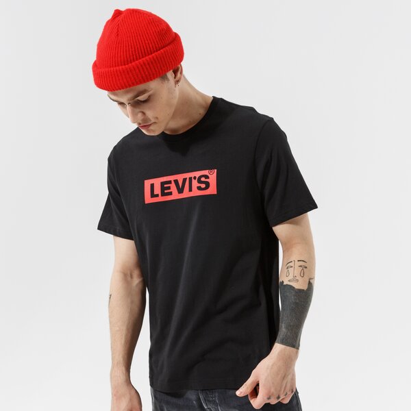 Vīriešu t krekli LEVI'S T-SHIRT SS RELAXED FIT TEE 161430198 krāsa melna