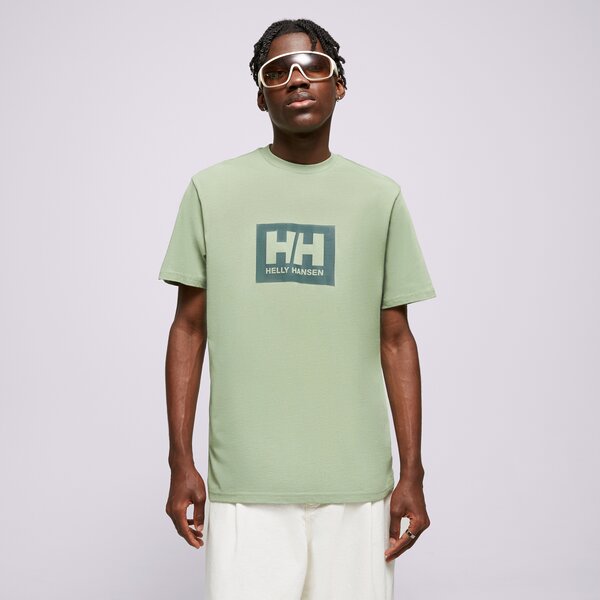Vīriešu t krekli HELLY HANSEN T-SHIRT HH BOX T 53285406 krāsa zaļa