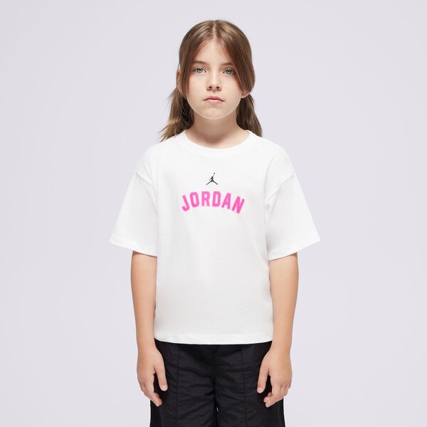 T krekli bērniem JORDAN T-SHIRT (G)BK HIT TEE WHT G 45d363-001 krāsa melna