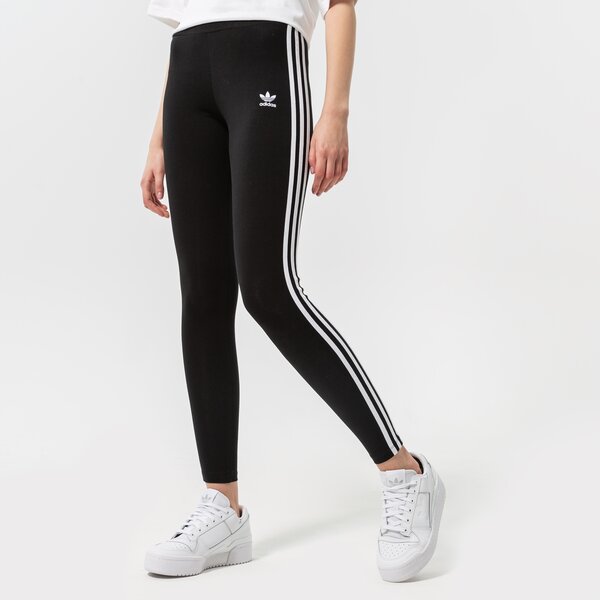 Sieviešu bikses ADIDAS LEGGINGS 3 STRIPES TIGHT hd2350 krāsa melna