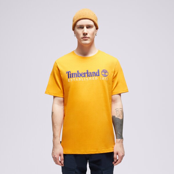 Vīriešu t krekli TIMBERLAND T-SHIRT SS EST. 1973 CREW TEE REGULAR tb0a6se1ed11 krāsa dzeltena