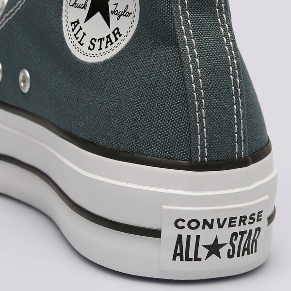 Sporta apavi sievietēm CONVERSE CHUCK TAYLOR ALL STAR LIFT a12596c krāsa zaļa
