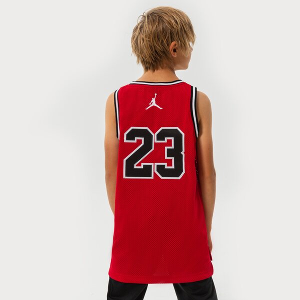 T krekli bērniem JORDAN T-SHIRT JORDAN 23 JERSEY B 95a773-r78 krāsa sarkana