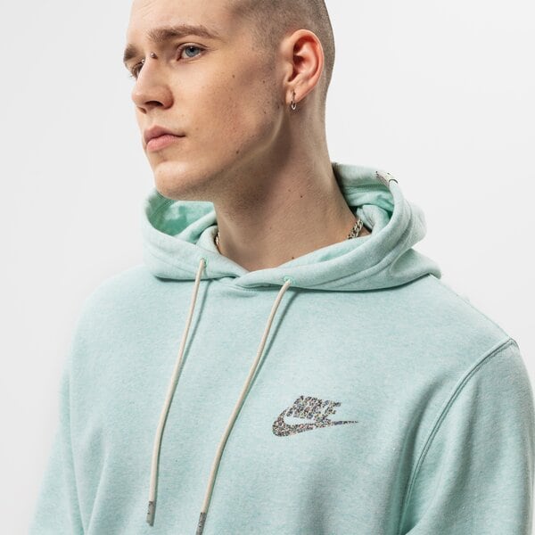 Vīriešu džemperis NIKE  DŽEMPERIS AR KAPUCI    NSW REVIVAL FLC PO HOODIE C dm5624-379 krāsa zaļa
