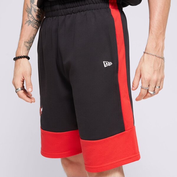 Vīriešu šorti NEW ERA ŠORTI NBA COLOUR BLOCK SHORT BULLS CHICAGO BULLS 60416373 krāsa melna