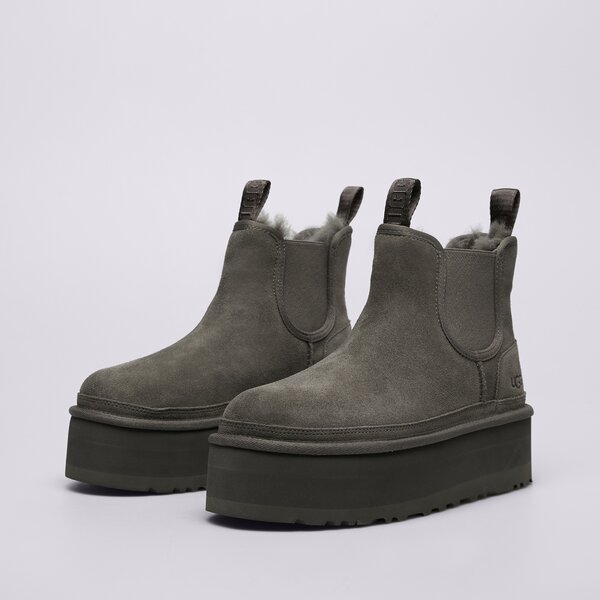 Casual sievietēm UGG NEUMEL PLATFORM CHELSEA 1134526-grey krāsa pelēka