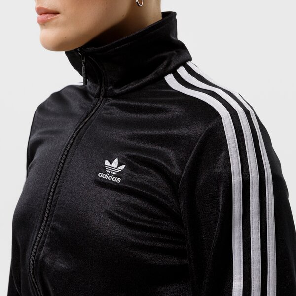 Sieviešu džemperis ADIDAS DŽEMPERIS AR RĀVĒJSLĒDZĒJU  TRACK TOP hf7535 krāsa melna