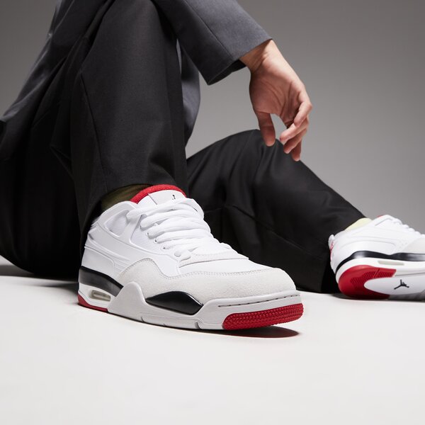 Sporta apavi vīriešiem AIR JORDAN 4 RM fq7939-102 krāsa balta