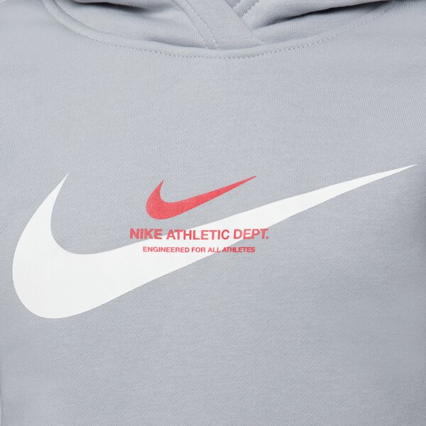 Džemperi bērniem NIKE  DŽEMPERIS AR KAPUCI    B NSW SI FLC PO HOODIE BB B hv6965-012 krāsa pelēka