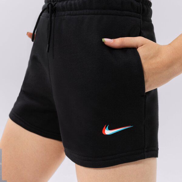 Sieviešu šorti NIKE ŠORTI W NSW ESSNTL PRNT dj4129-010 krāsa melna