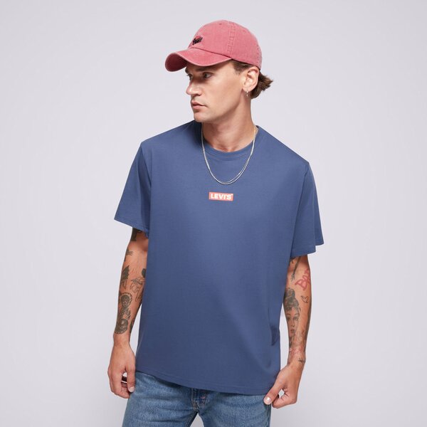 Vīriešu t krekli LEVI'S T-SHIRT SS RELAXED FIT TEE BLUES 16143-1525 krāsa zila