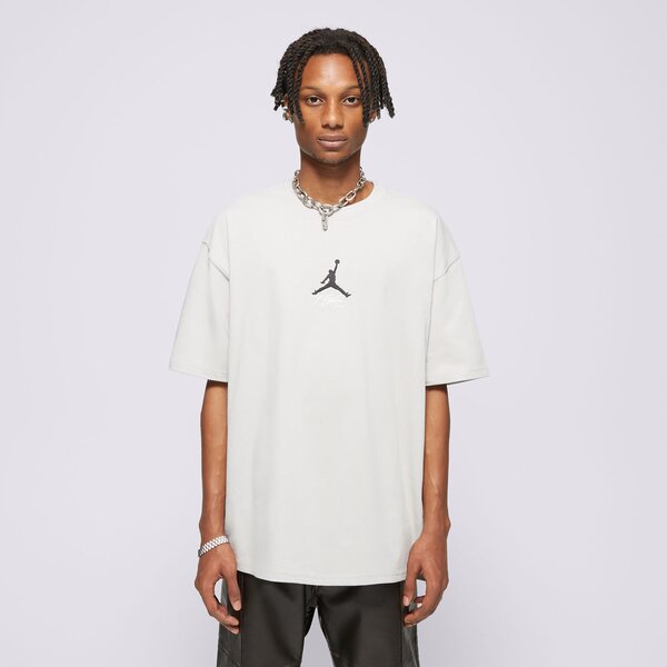 Vīriešu t krekli NIKE T-SHIRT BKN M NK CTS STMT JDN SS TEE NBA hf5428-014 krāsa pelēka