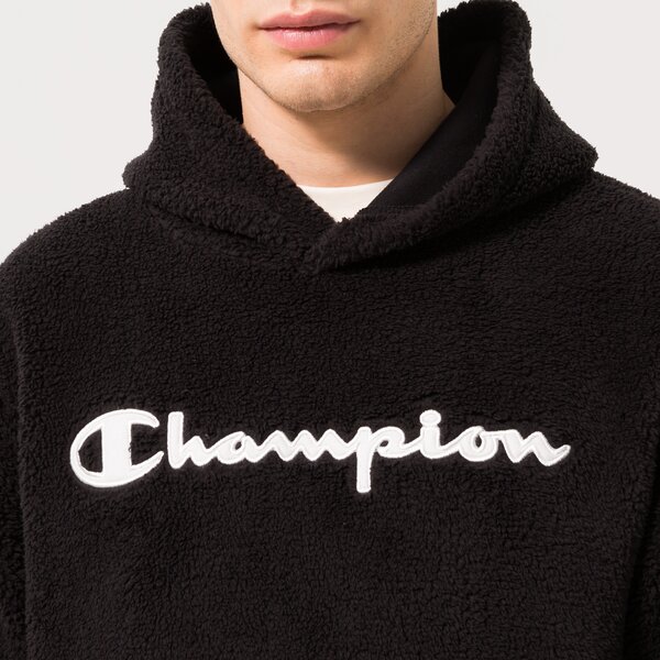 Vīriešu džemperis CHAMPION  DŽEMPERIS AR KAPUCI  HOODED TOP 214973kk002 krāsa melna