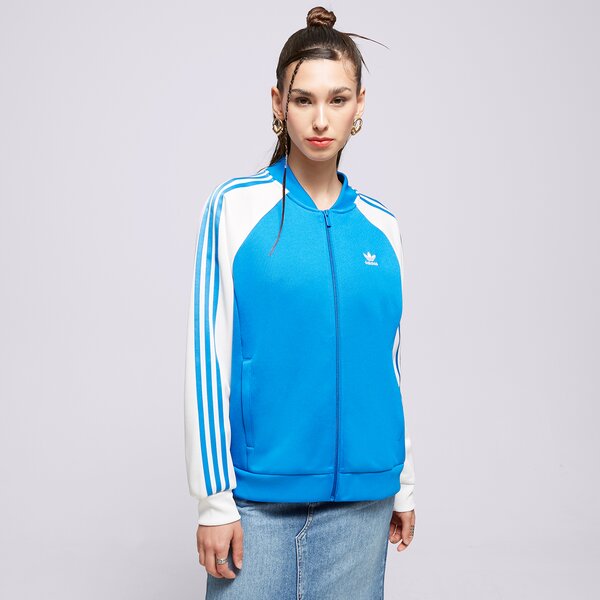 Sieviešu džemperis ADIDAS DŽEMPERIS AR RĀVĒJSLĒDZĒJU  OVERSIZED SST ii0718 krāsa zila