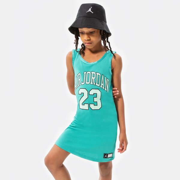 Bērnu šorti un kleitas JORDAN KLEITA HBR JERSEY SPORTA KOSTIMSS GIRL 45b320-b5p krāsa zila