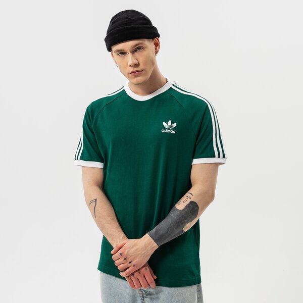 Vīriešu t krekli ADIDAS T-SHIRT 3-STRIPES TEE he9546 krāsa zaļa