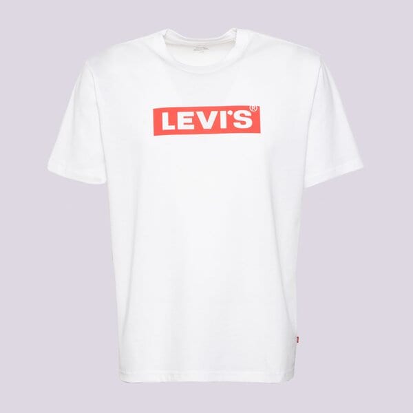 Vīriešu t krekli LEVI'S T-SHIRT BOXTAB T 16143-0181 krāsa balta