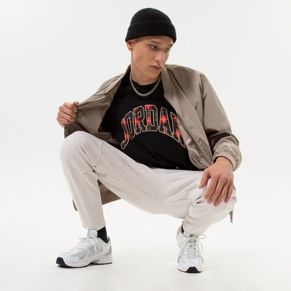 Vīriešu t krekli JORDAN T-SHIRT M J BRAND HOL CREW dv1433-010 krāsa melna