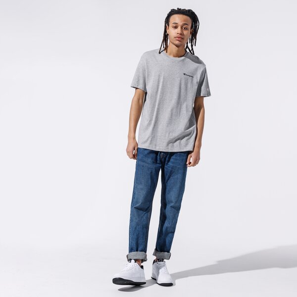 Vīriešu t krekli CHAMPION T-SHIRT BASIC TEE 214534em006 krāsa pelēka