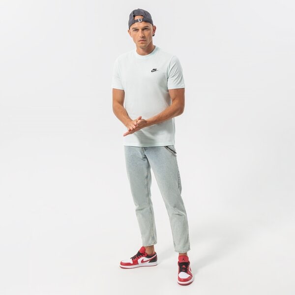 Vīriešu t krekli NIKE T-SHIRT SPORTSWEAR CLUB FLEECE ar4997-394 krāsa zaļa