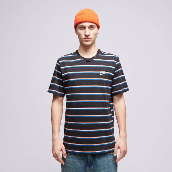 Vīriešu t krekli NIKE T-KREKLS M NSW TEE CLUB STRIPE dz2985-011 krāsa daudzkrāsaina