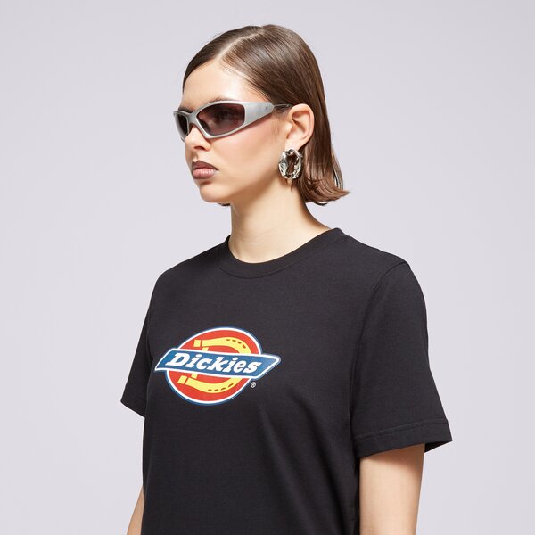 Krekli sievietēm DICKIES T-KREKLS S/S TRI-COLOR LOGO TEE dk0a4ydvblk krāsa melna