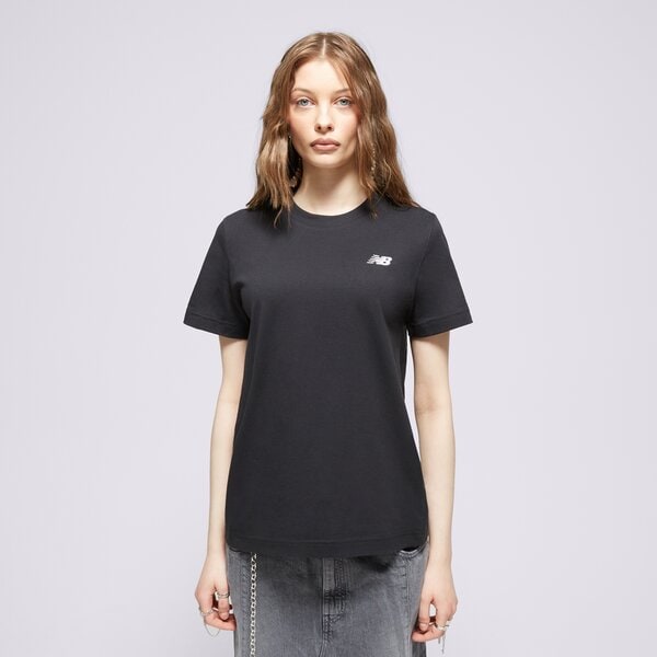 Krekli sievietēm NEW BALANCE T-SHIRT JERSEY SMALL LOGO wt41509bk krāsa melna