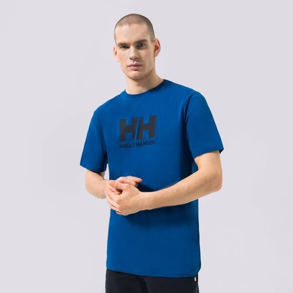 Vīriešu t krekli HELLY HANSEN T-SHIRT HH LOGO T-SHIRT 33979606 krāsa tumši zila