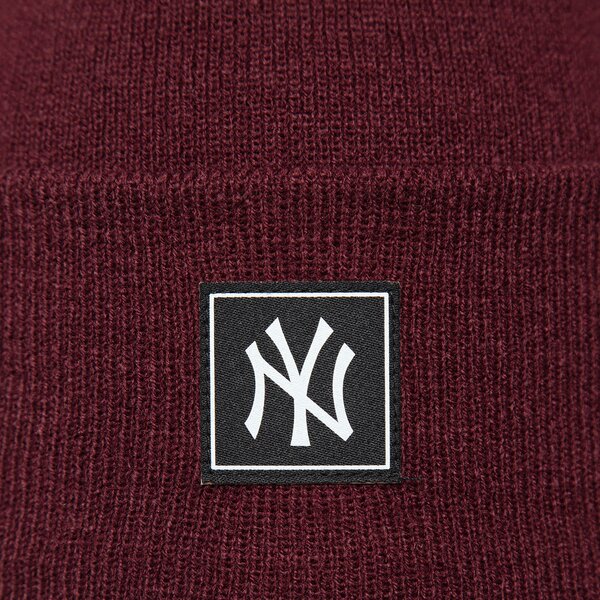 Vīriešu ziemas cepure NEW ERA CEPURE TEAM BEANIE NYY MRN 60292618 krāsa bordo