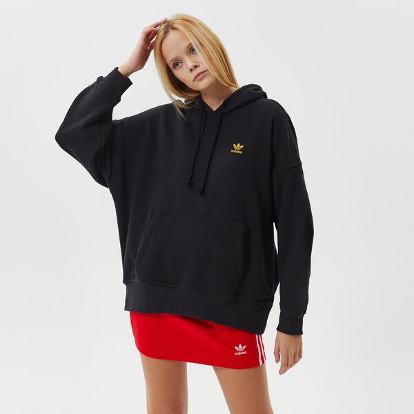 Sieviešu džemperis ADIDAS  DŽEMPERIS AR KAPUCI  BF HOODIE h20415 krāsa melna