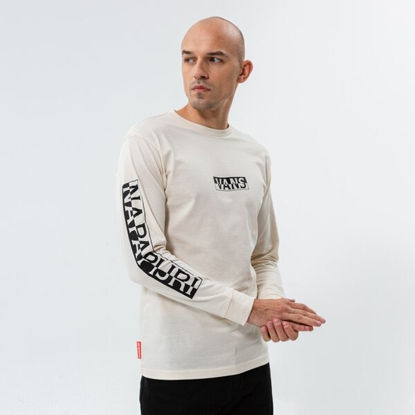 Vīriešu t krekli VANS T-SHIRT MN VANS X NAPAPIJRI LS vn0a541gzm61 krāsa balta