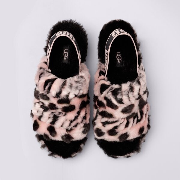 Sieviešu UGG FLUFF YEAH ANIMALI 1127073-pink scallop krāsa rozā