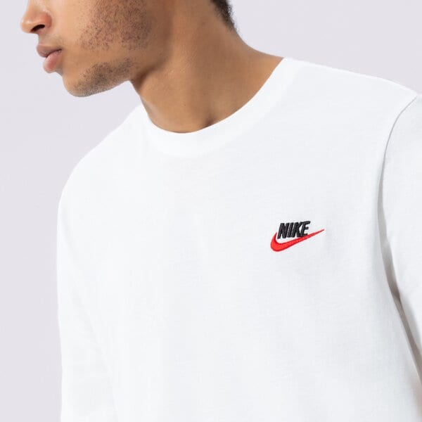 Vīriešu t krekli NIKE T-SHIRT SPORTSWEAR CLUB FLEECE ar4997-100 krāsa balta