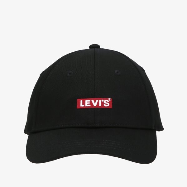 Sieviešu cepure ar nagu LEVI'S CEPURE CAP - BABY TAB LOGO d6250-0001 krāsa melna