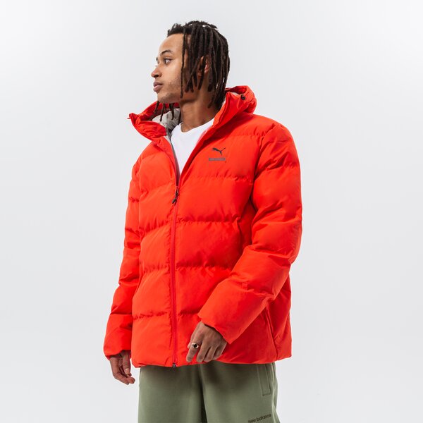 Ziemas jaka vīriešiem PUMA JAKA ZIEMAS BETTER SPORTSWEAR HOODED PUFFER 849331 26 krāsa sarkana