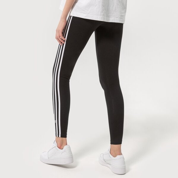 Sieviešu bikses ADIDAS LEGGINGS 3 STRIPES TIGHT hd2350 krāsa melna