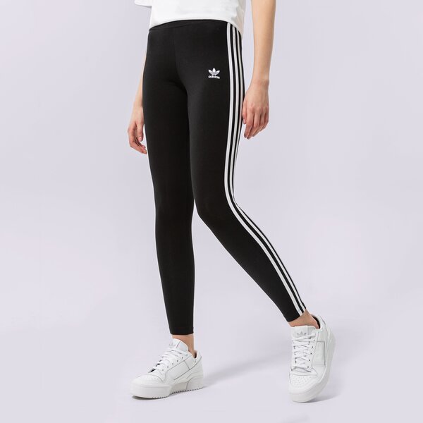 Sieviešu bikses ADIDAS LEGGINGS 3 STRIPES TIGHT hd2350 krāsa melna