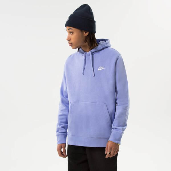Vīriešu džemperis NIKE  DŽEMPERIS AR KAPUCI  M NSW CLUB HOODIE PO BB bv2654-569 krāsa violeta