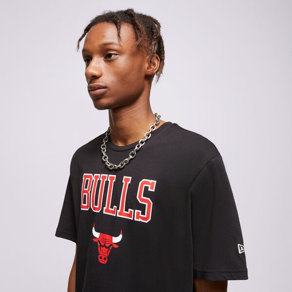 Vīriešu t krekli NEW ERA T-SHIRT NBA TEAM LOGO BULLS CHICAGO BULLS 60357049 krāsa melna