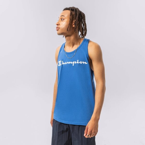Vīriešu t krekli CHAMPION TANK TANK TOP  217148bs007 krāsa zila