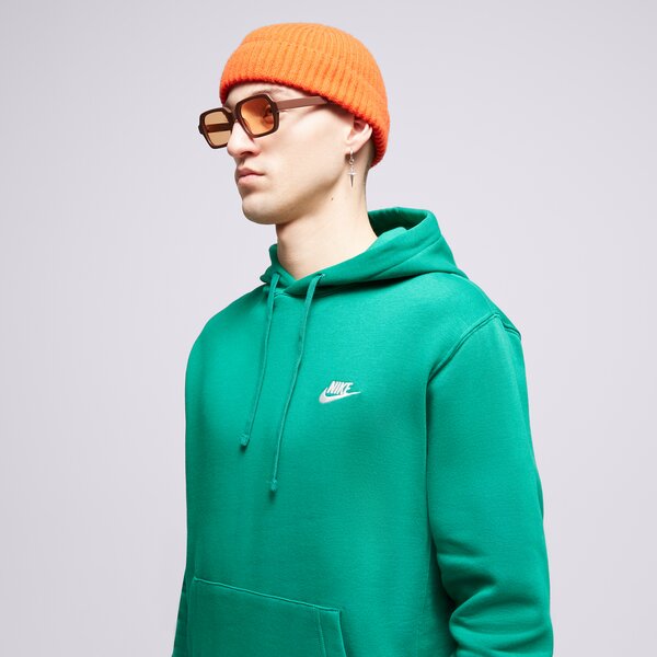 Vīriešu džemperis NIKE  DŽEMPERIS AR KAPUCI  PULLOVER bv2654-365 krāsa zaļa