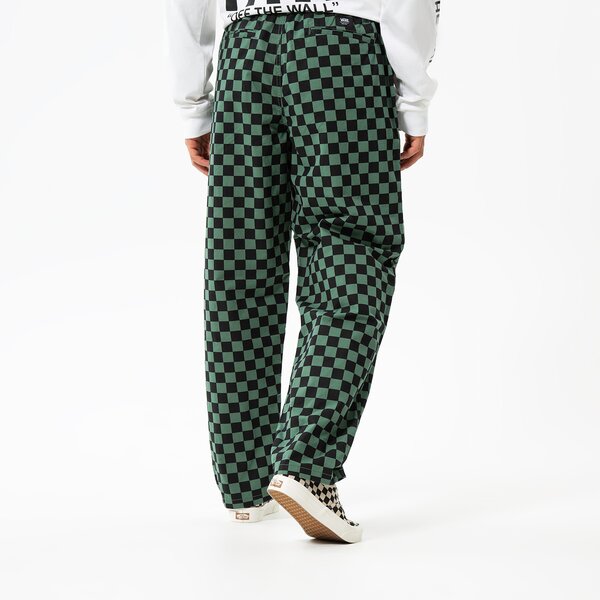 Vīriešu bikses VANS BIKSES RANGE BAGGY TAPERED ELASTIC PANT vn00000dq7m1 krāsa daudzkrāsaina