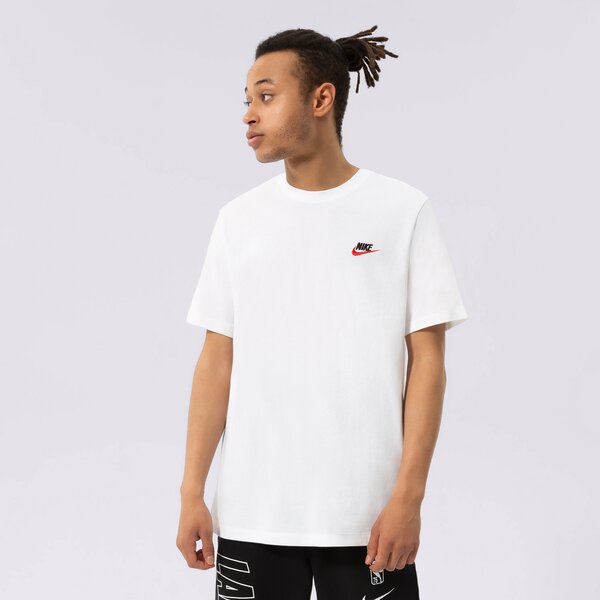 Vīriešu t krekli NIKE T-SHIRT SPORTSWEAR CLUB FLEECE ar4997-100 krāsa balta