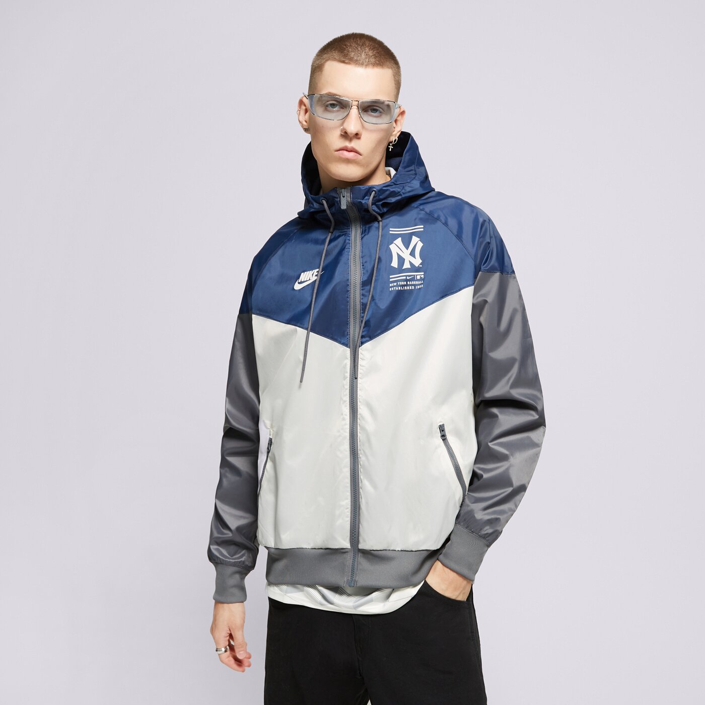 NIKE JAKA WINDRUNNER NEW YORK YANKEES MLB 01BZ 09IU N27 WWC Vīriešiem